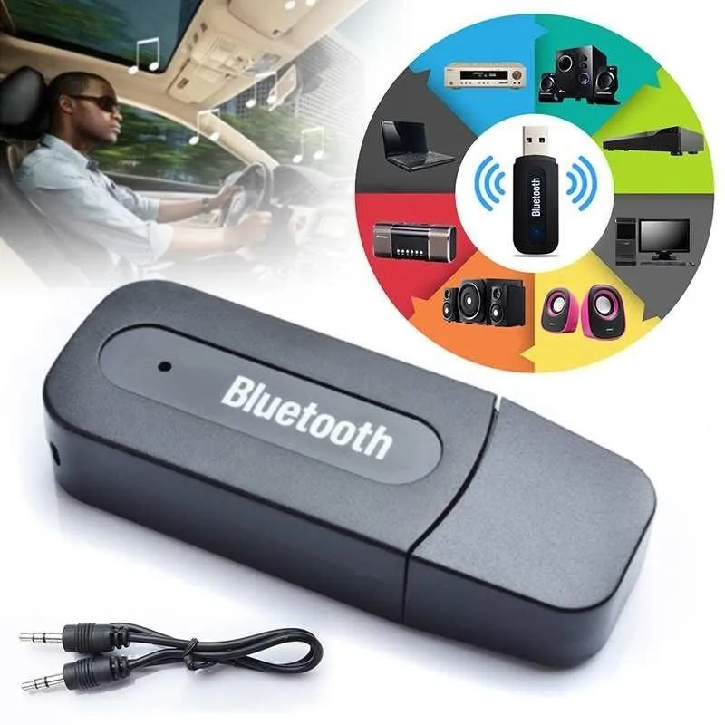 0531 USB Wireless/Bluetooth 3.5mm Aux Audio Receiver Adapter