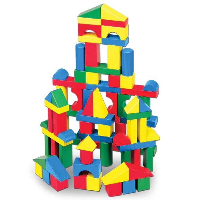 100 wooden blocks