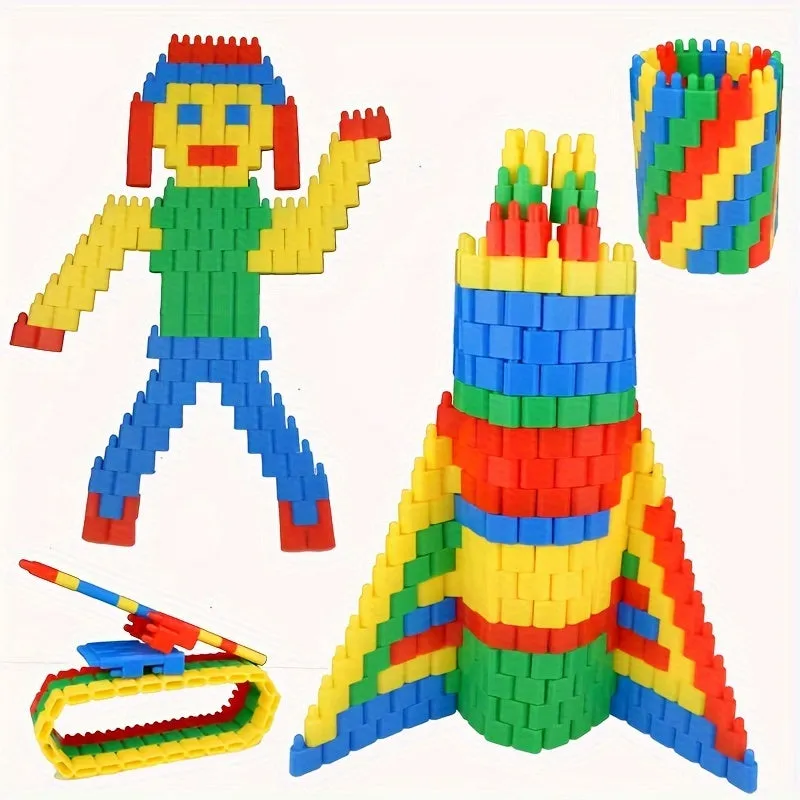 100Piece Building Blocks Set Educational Construction Toy for Ages 3