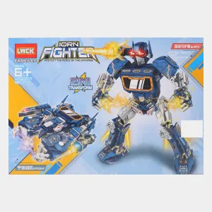 2 IN 1 Transformer Building Blocks 380PCs For Kids