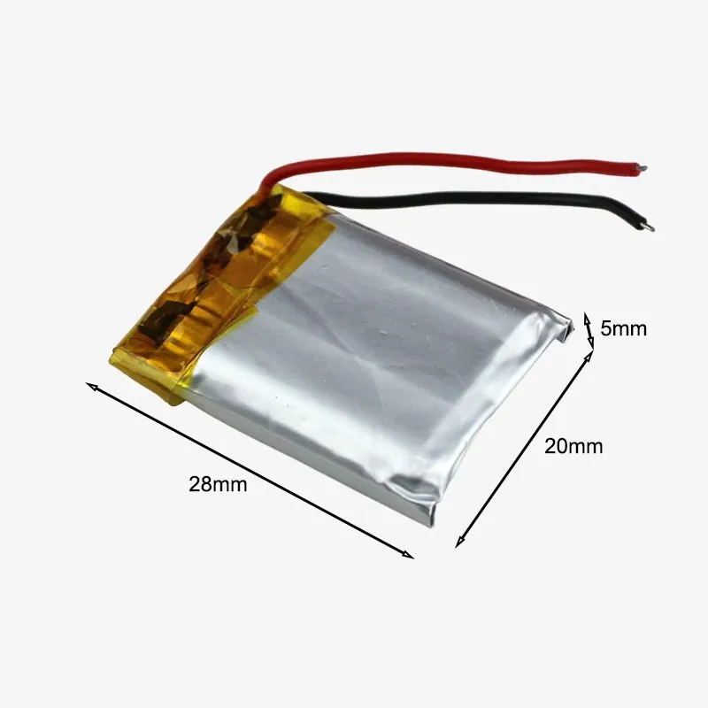 3.7V 400mAH Li-Po Rechargeable Battery (YXL-402025)