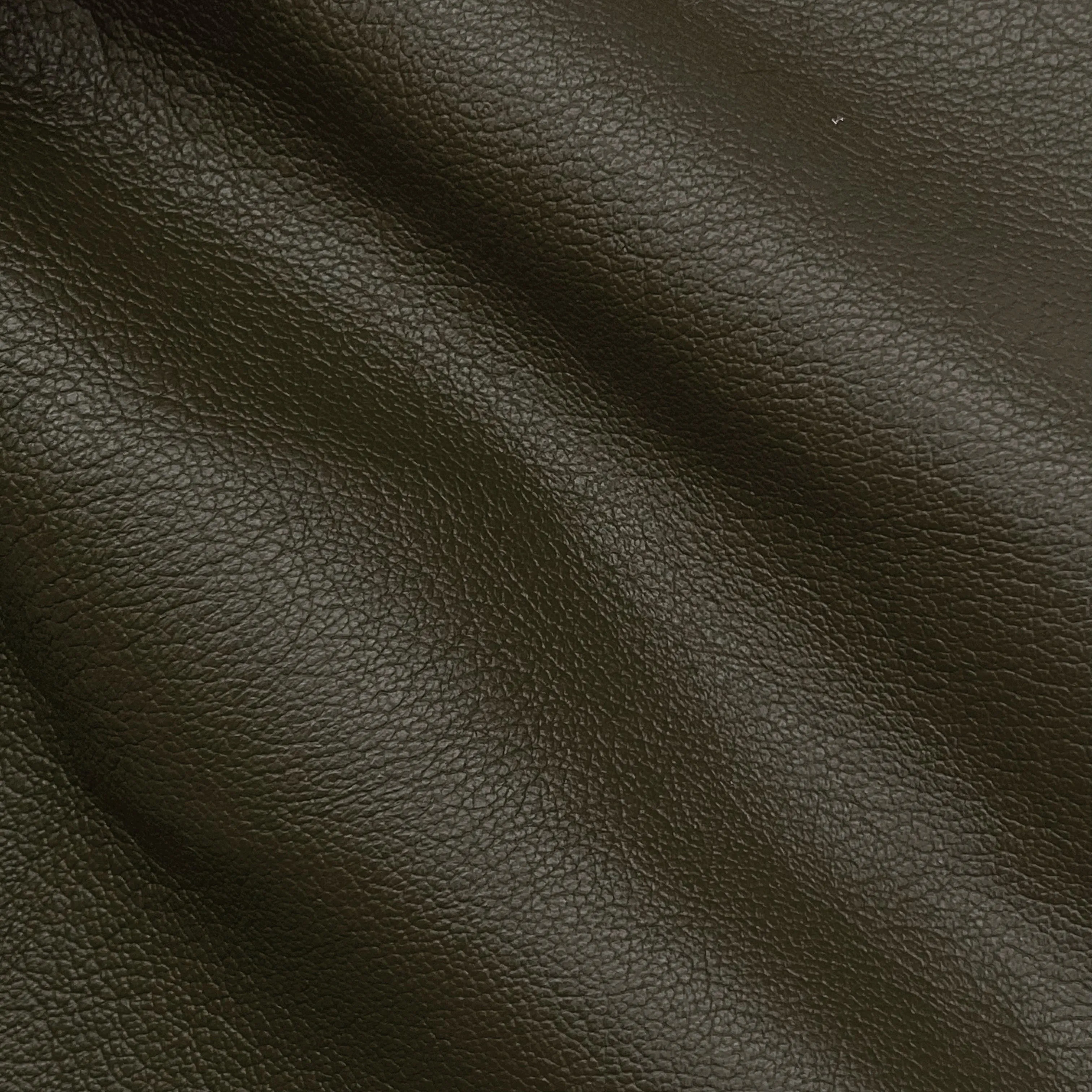 4oz (1.6mm) Cow Leather- Army Green (per square foot)