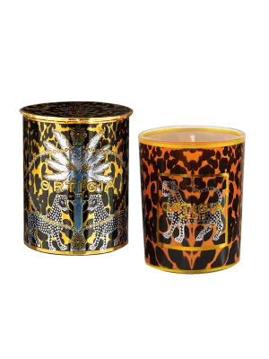 Ambra Nera Decorated Candle Small