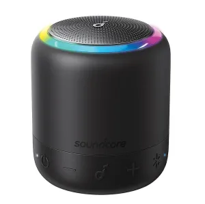 Anker Soundcore Mini 3 Pro Portable Bluetooth Speaker Black, BassUp Technology, 15H Playtime, IPX7 Waterproof