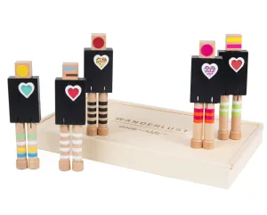 Art Blocks Wanderlust Chalkboard Robots