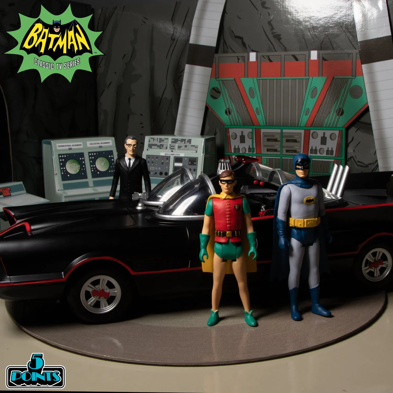 Batman (1966) 5 Points Deluxe Boxed Set - Mezco *SALE*