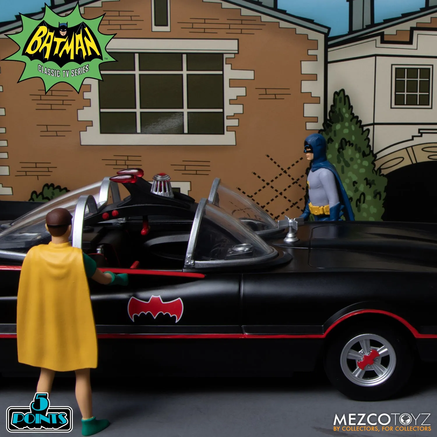 Batman (1966) 5 Points Deluxe Boxed Set - Mezco *SALE*