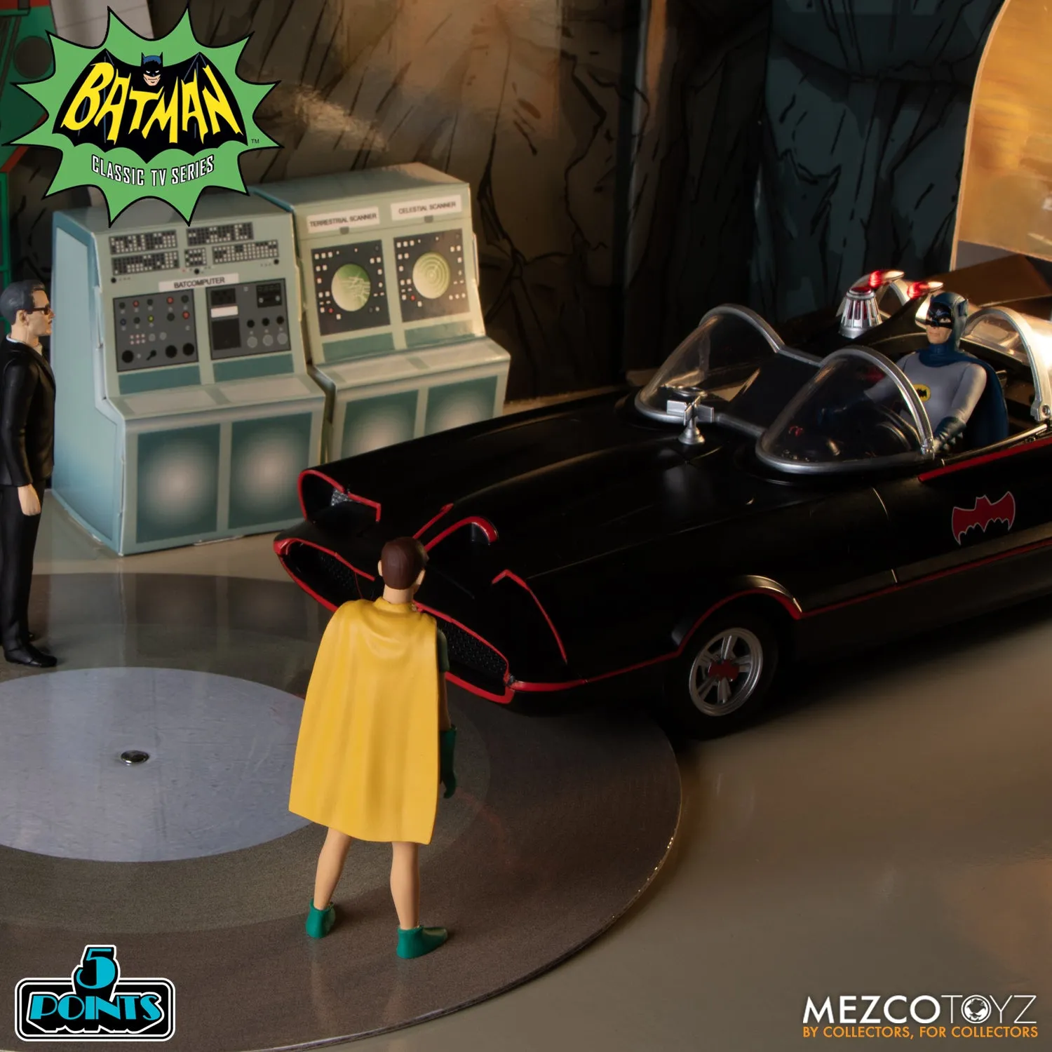 Batman (1966) 5 Points Deluxe Boxed Set - Mezco *SALE*