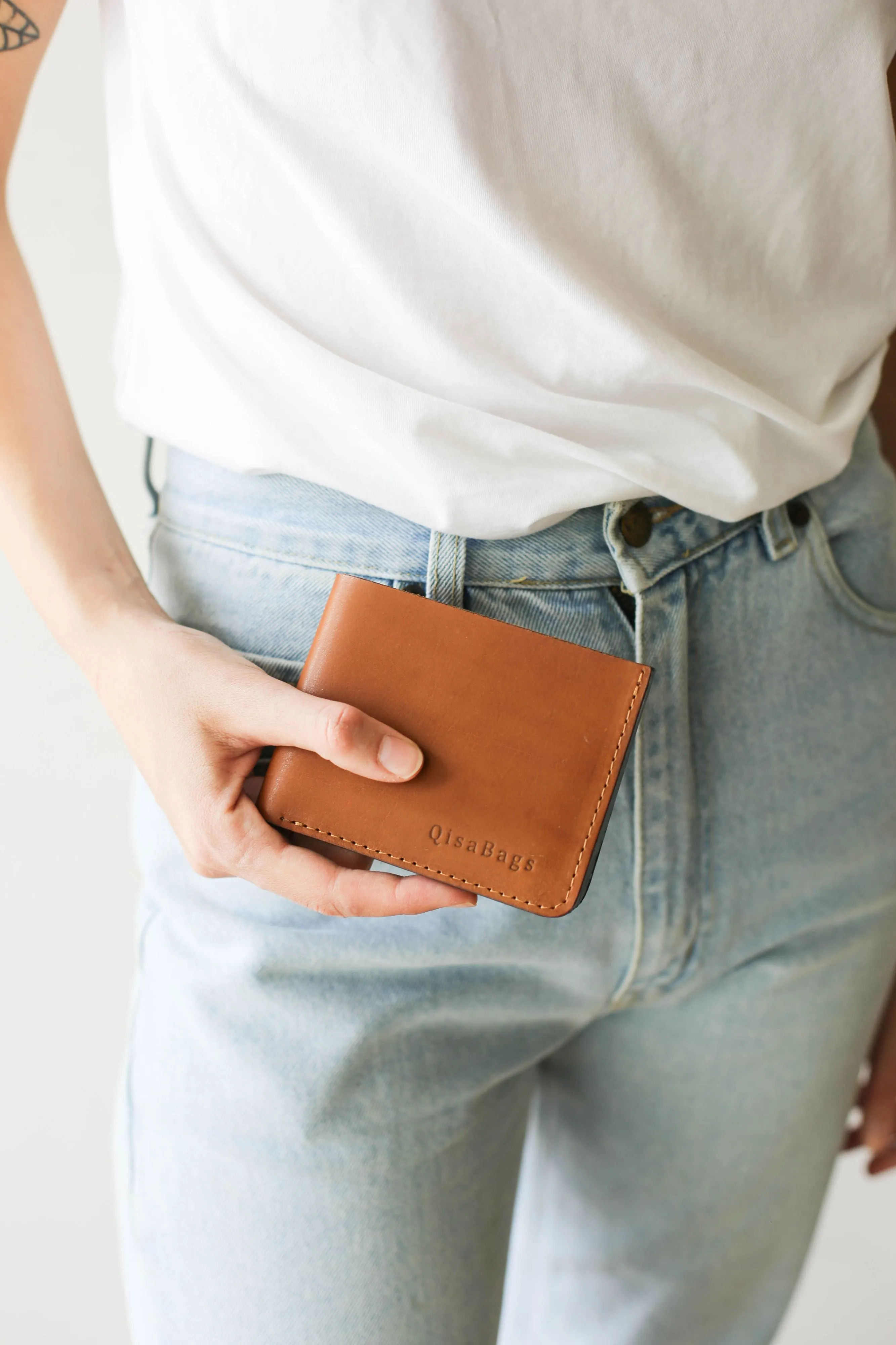 Billfold Unisex Small Leather Wallets