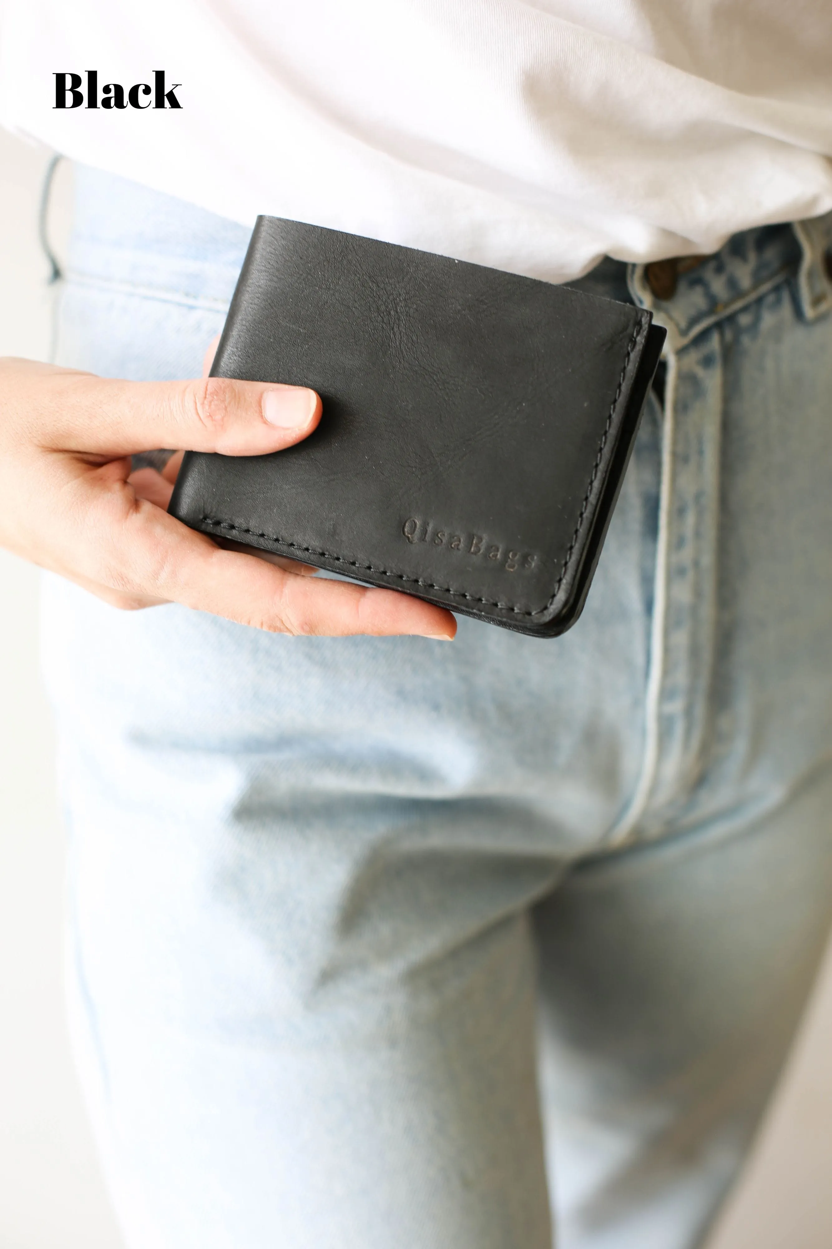 Billfold Unisex Small Leather Wallets