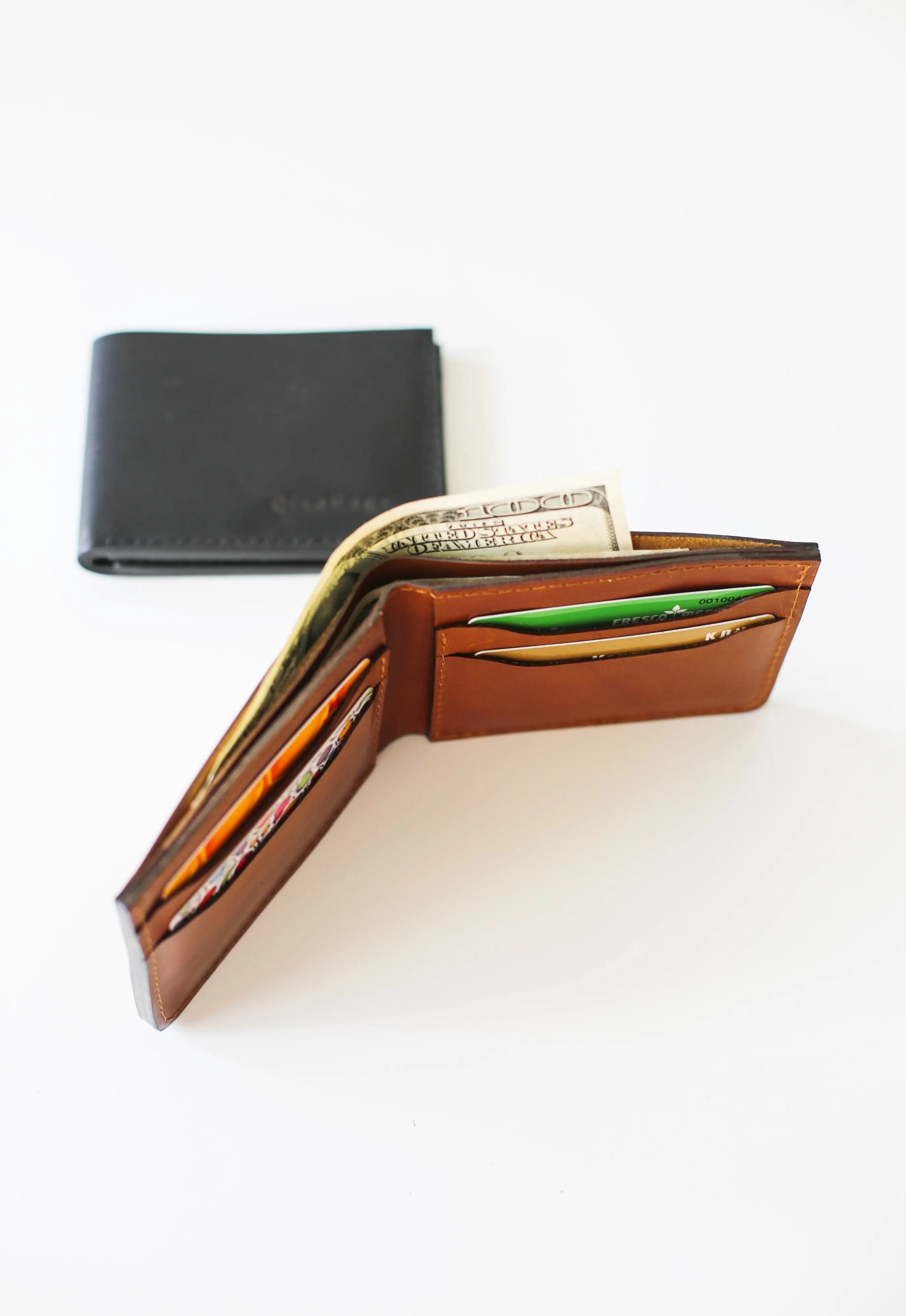 Billfold Unisex Small Leather Wallets