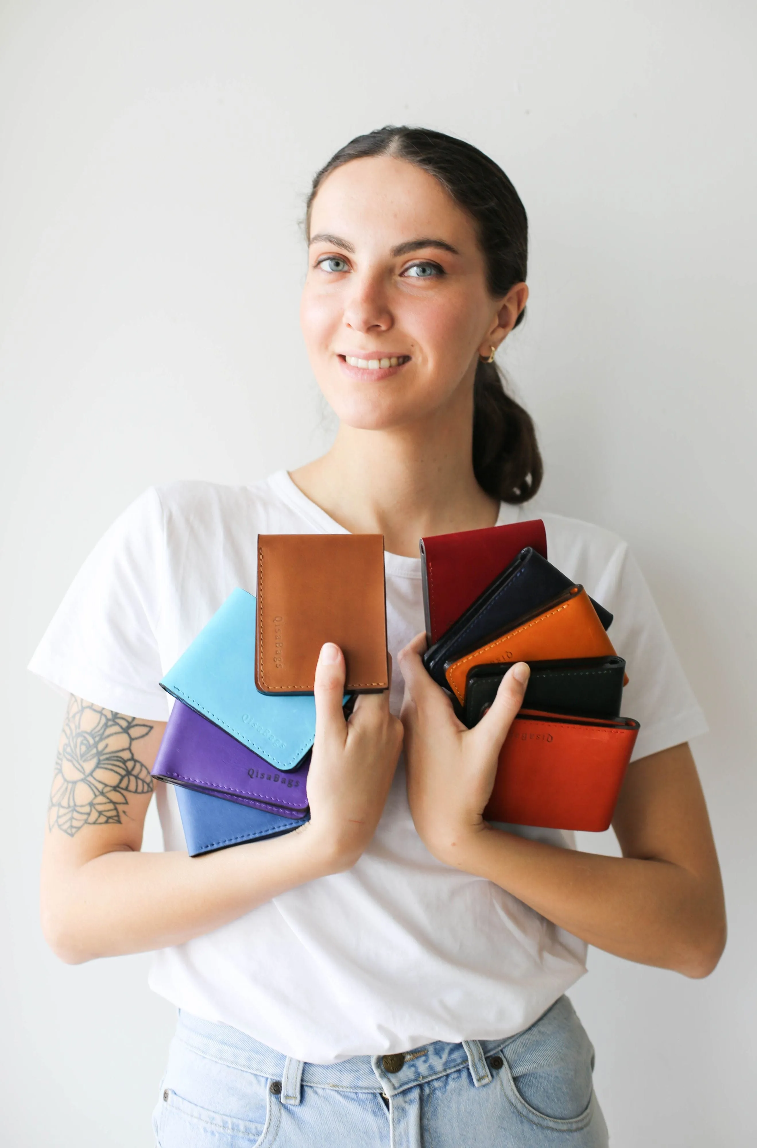 Billfold Unisex Small Leather Wallets