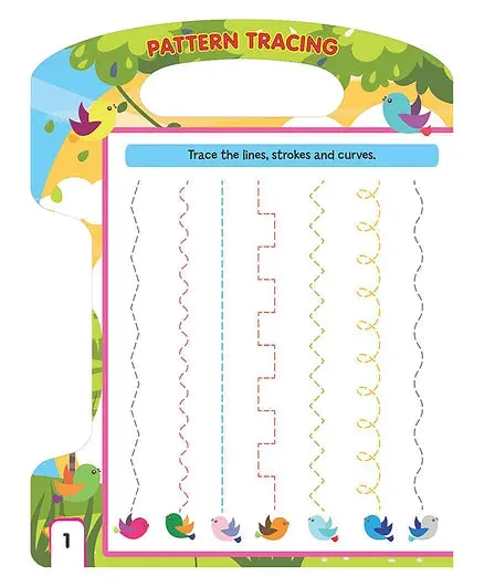 Birds Write and Wipe Book With Free Pen for Kids