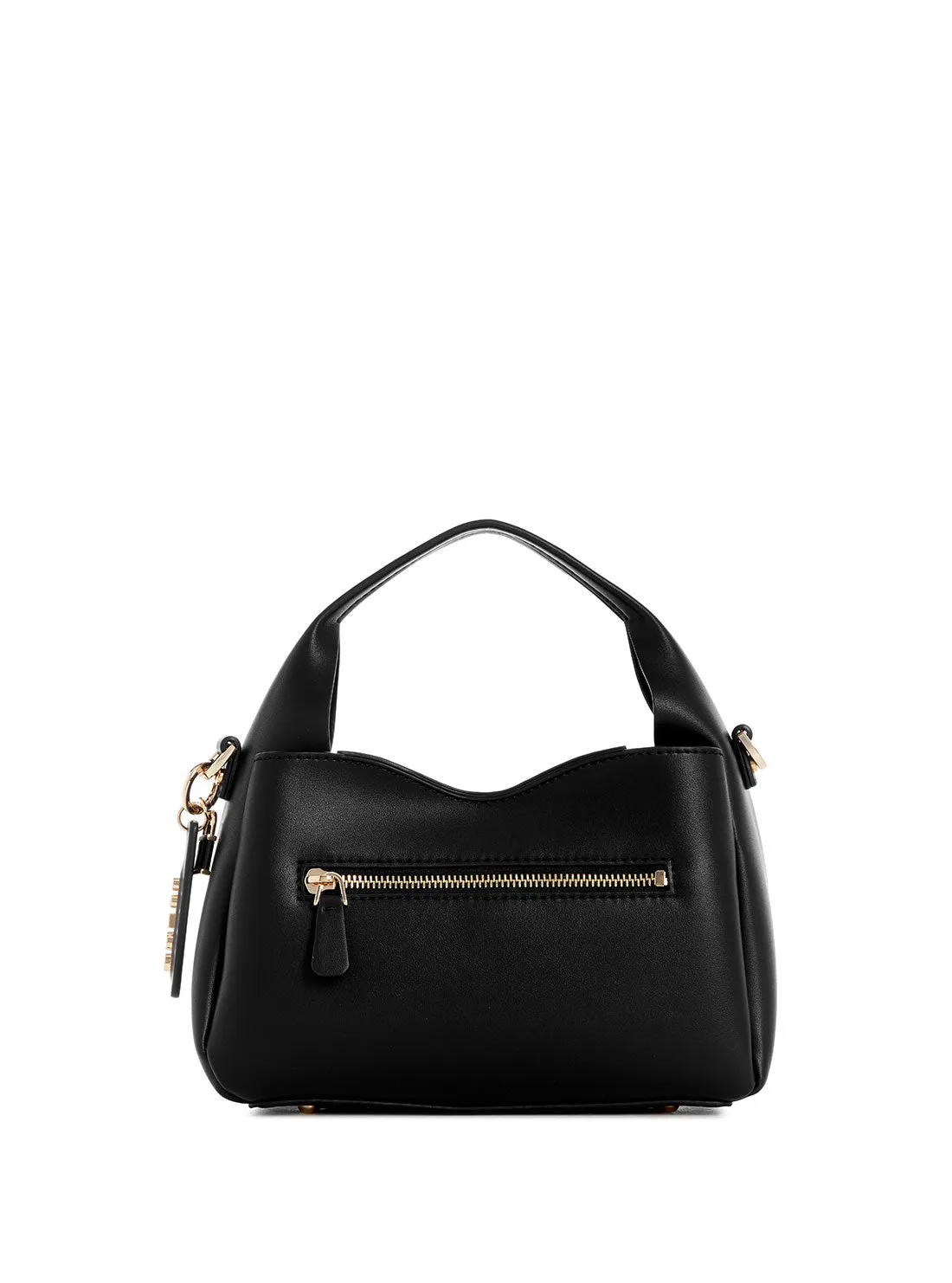 Black Iwona Top Zip Crossbody Bag