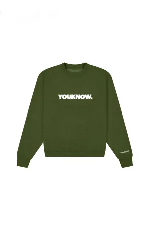 BLOCK CREWNECK | GREEN