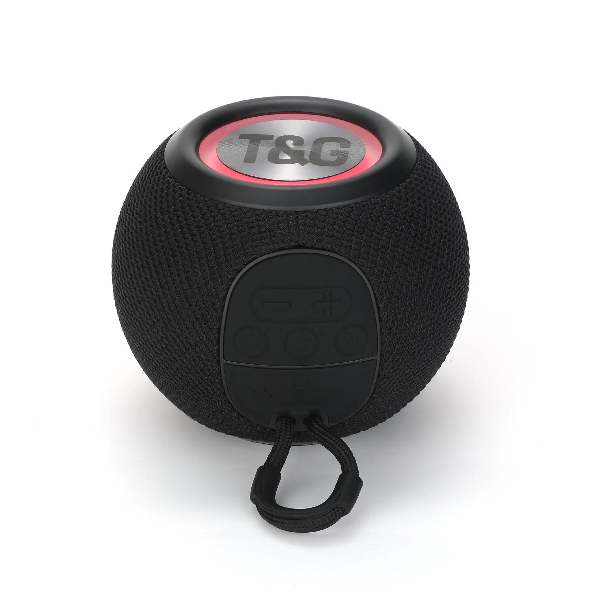 Bluetooth 5.0 Wireless Stereo Bass Surround Cute Speaker with Colorful LED Light & AUX / TF / USB