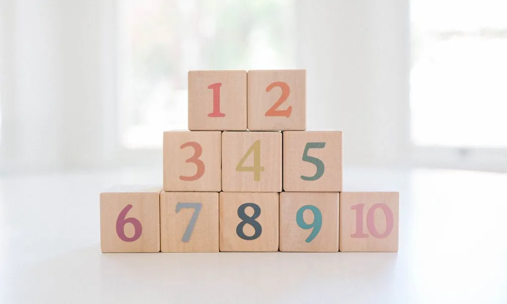 Boho Number   Counting Shape Blocks