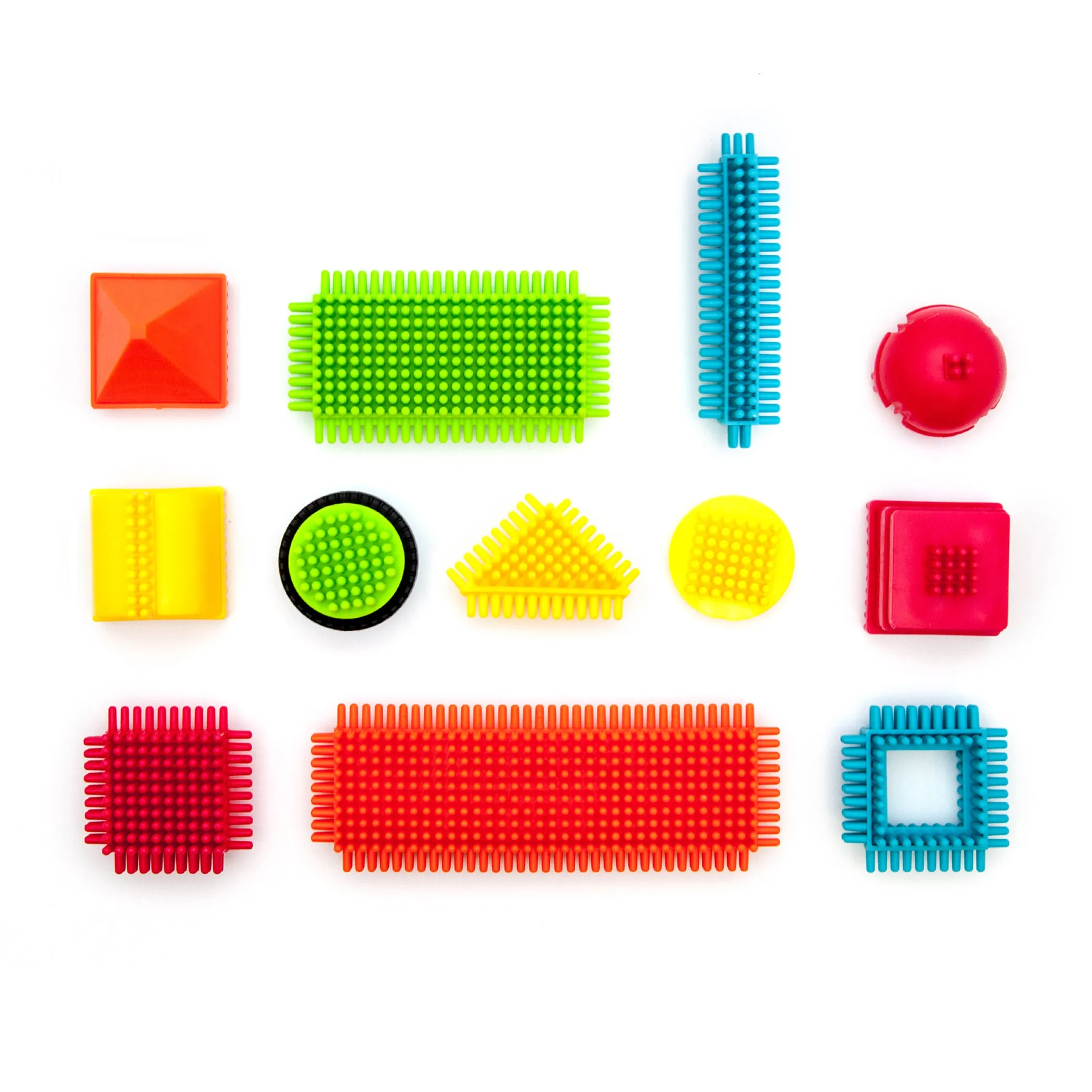 Bristle Lock Tiles Building Blocks, 240-Piece