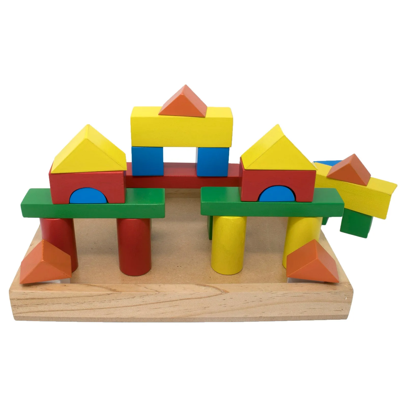 Building Blocks with Wooden Box (32 Pcs)