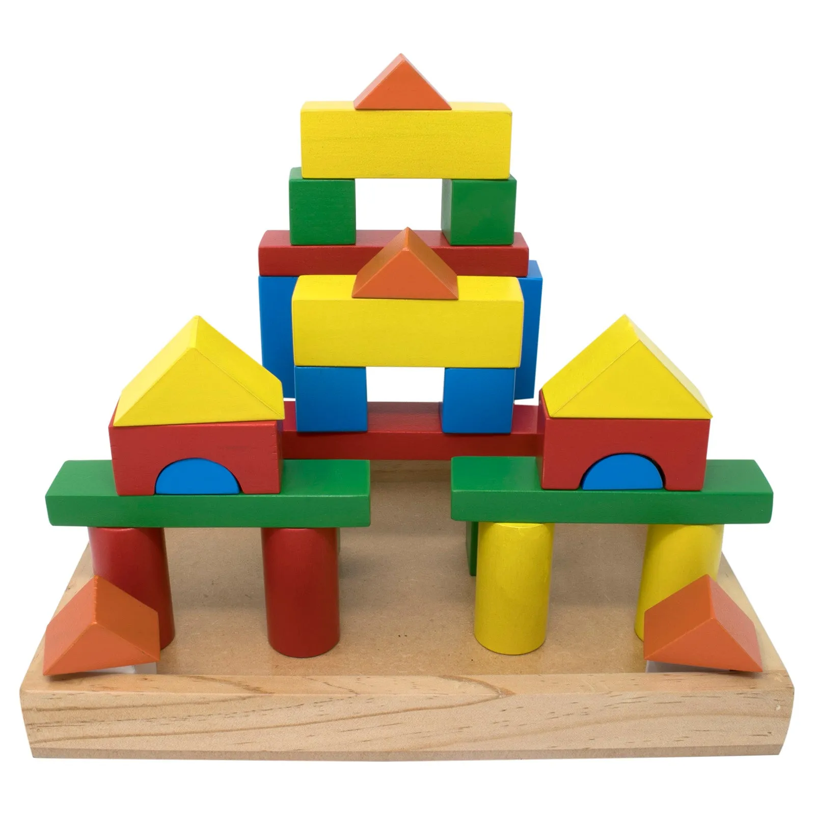 Building Blocks with Wooden Box (32 Pcs)