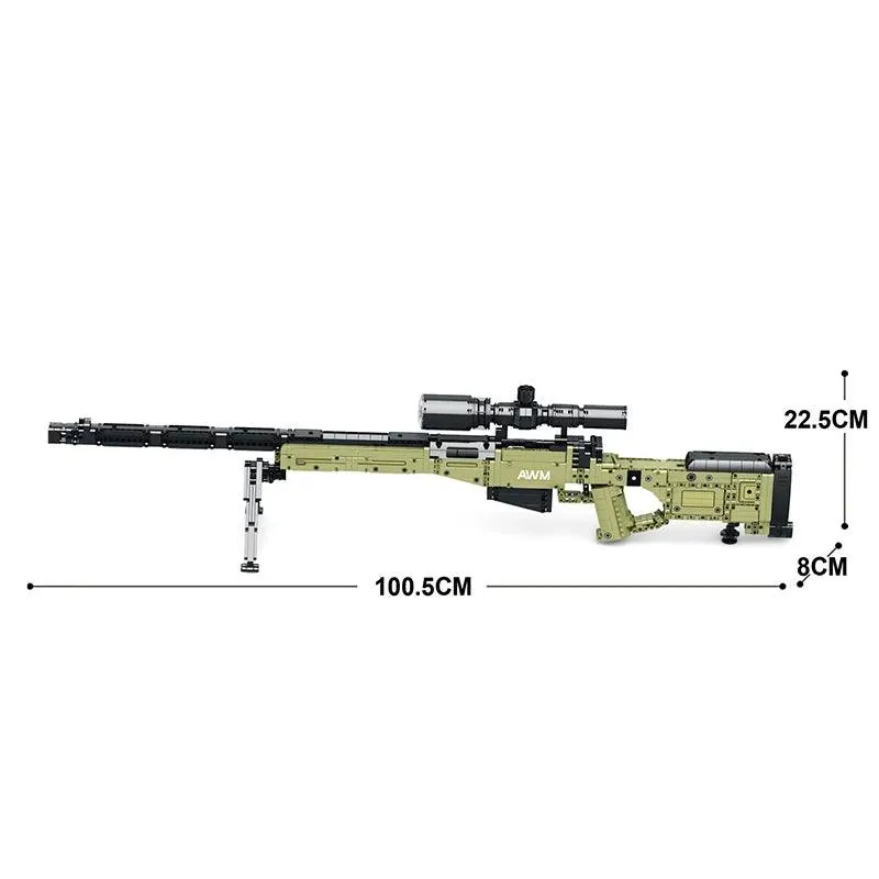 Caliber Gourmet Caliber Building Blocks Sniper Rifle Toy