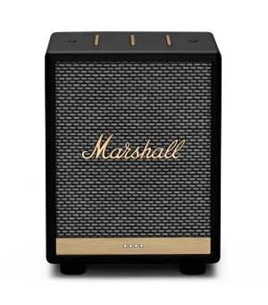 Certified Refurbished - Marshall Uxbridge Home Voice Speaker with Amazon Alexa Built-in, Black