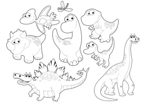 Children Fancy Colouring - Dinasours Ap4128