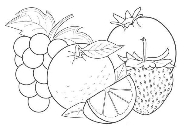 Children Fancy Colouring - Fruits AP4357