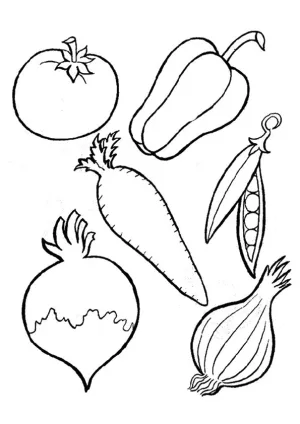 Children Fancy Colouring - Vegetables Ap4142