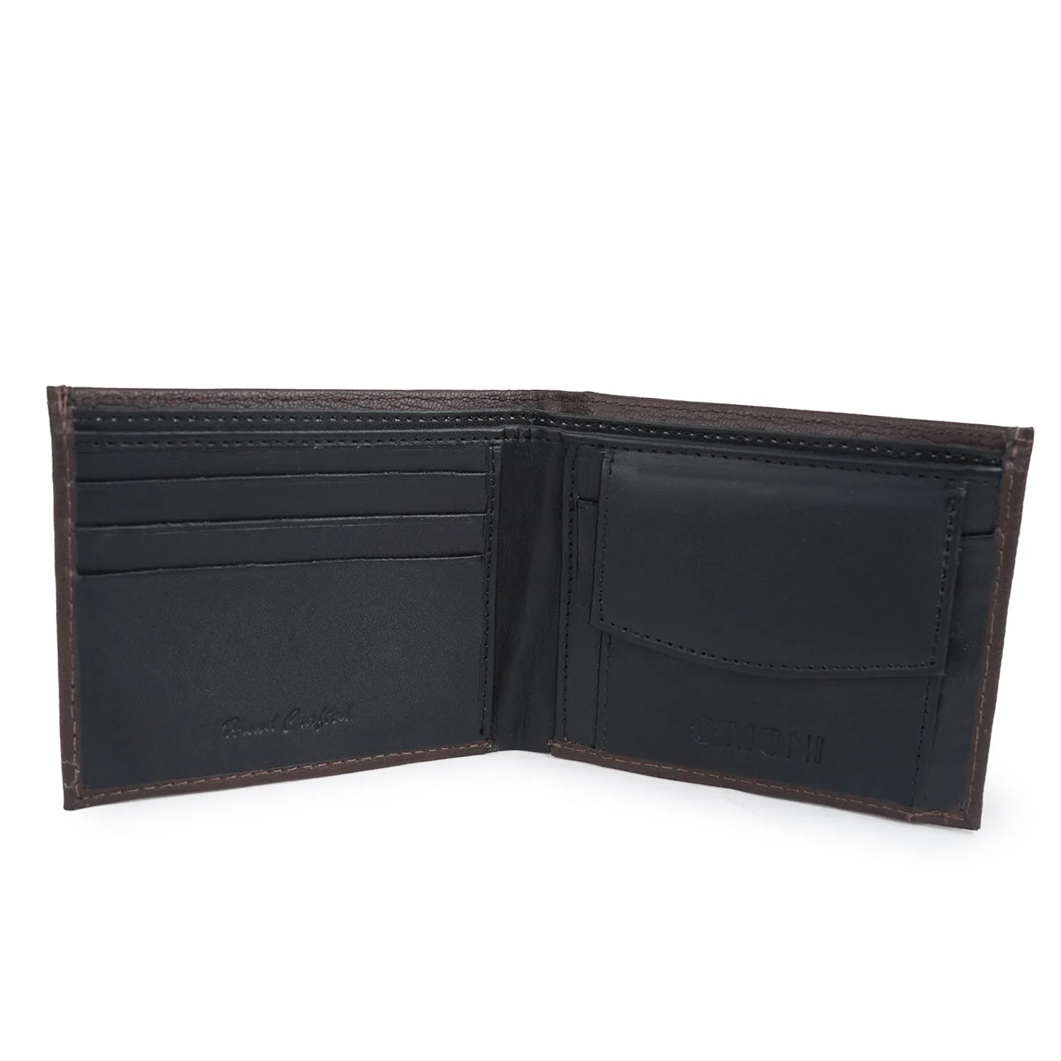 CIMONI PU Leather Stylish Credit/8 Debit Card Slots I 1 Currency Compartments Wallet for Men