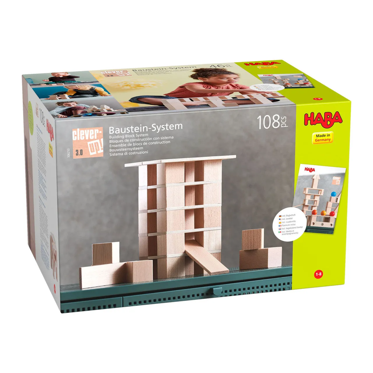 Clever Up 3.0 Baustein Building Blocks - 108 Pieces