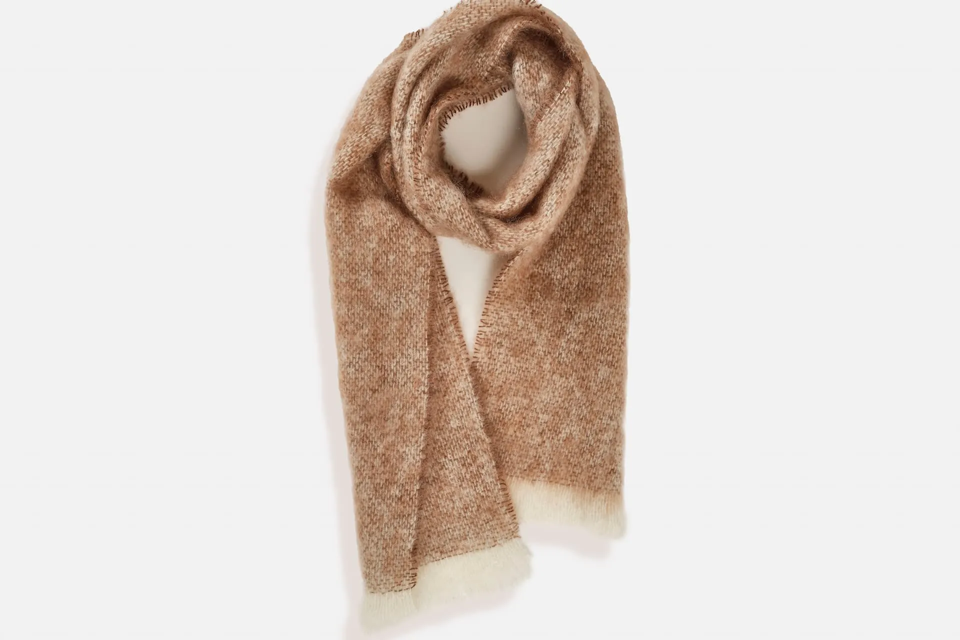 Cocoa Mooneen Mohair Scarf