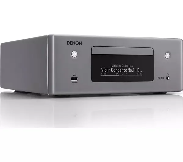 Denon CEOL N10 Receiver With SCN10 Speakers Bundle Grey