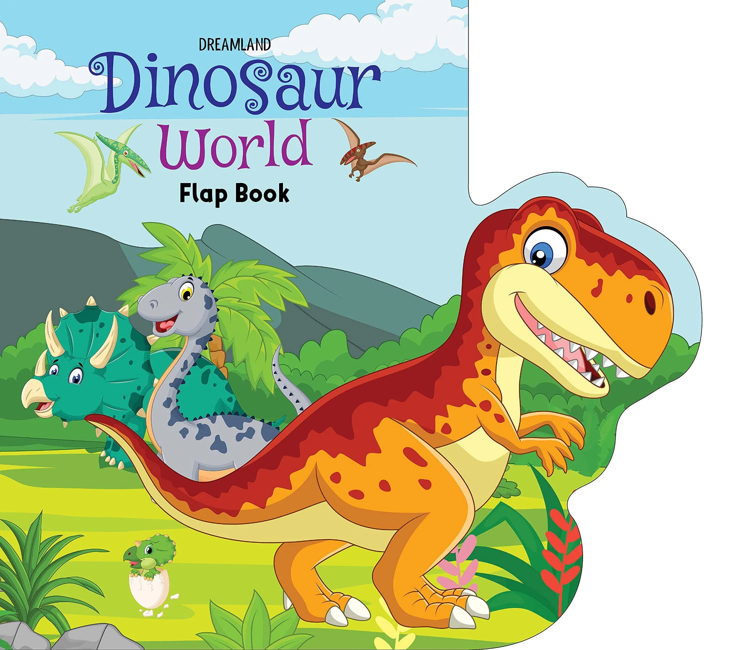 Flap Books Combo Pack- 4 Books - Under the Ocean, Dinosaur World, At the Farm, In the Jungle