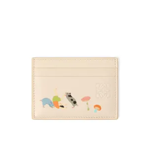 Hamster Plain Cardholder in Talc