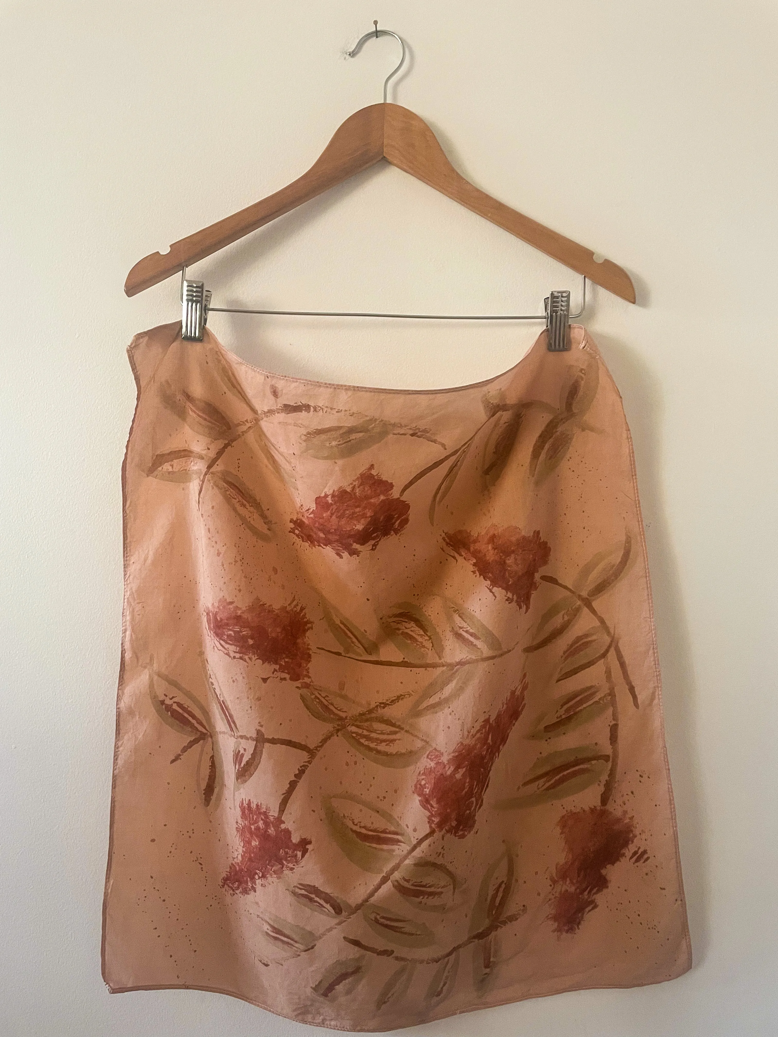 Hand-Painted Scarves - Sumac Berries