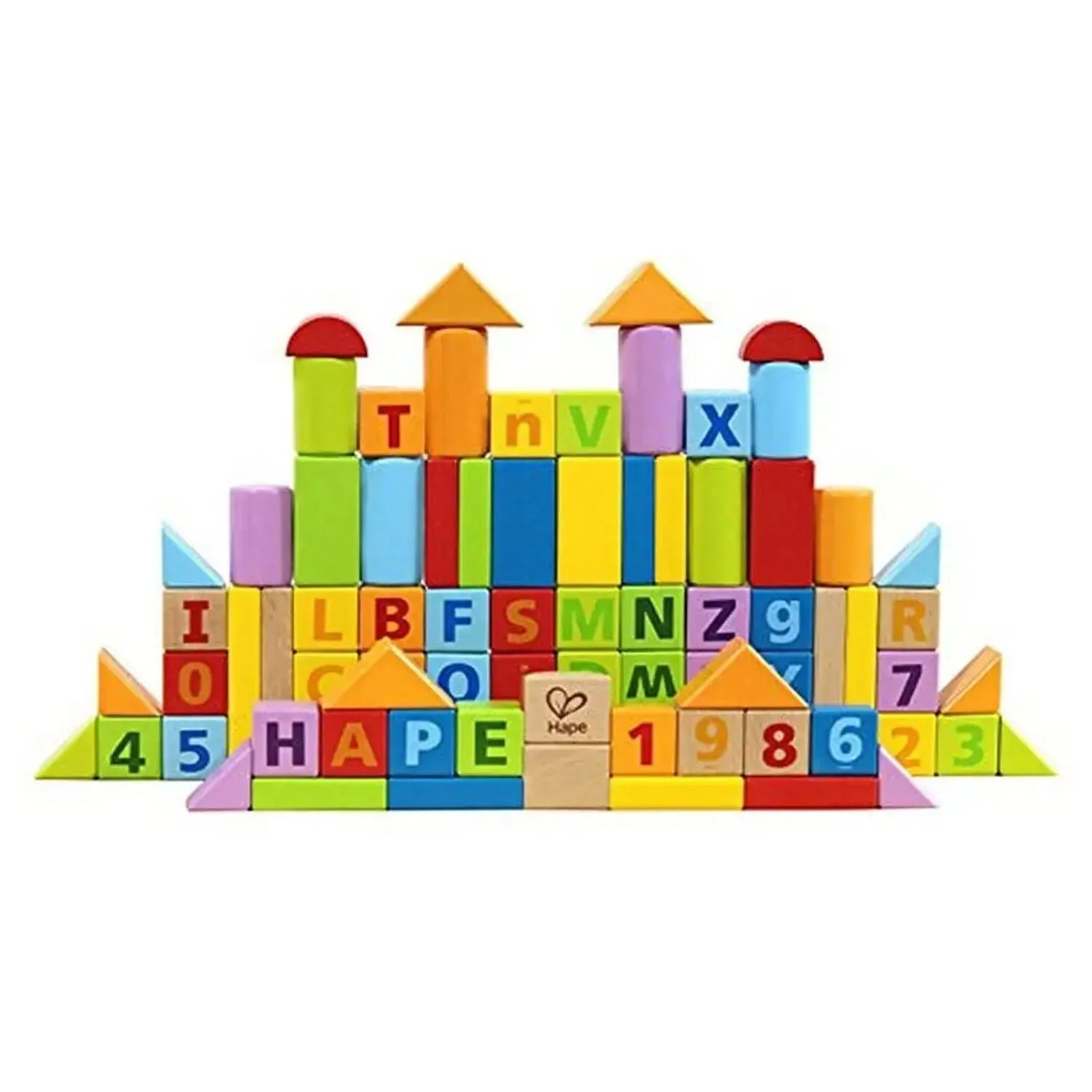 Hape 80 PCS Wooden Blocks