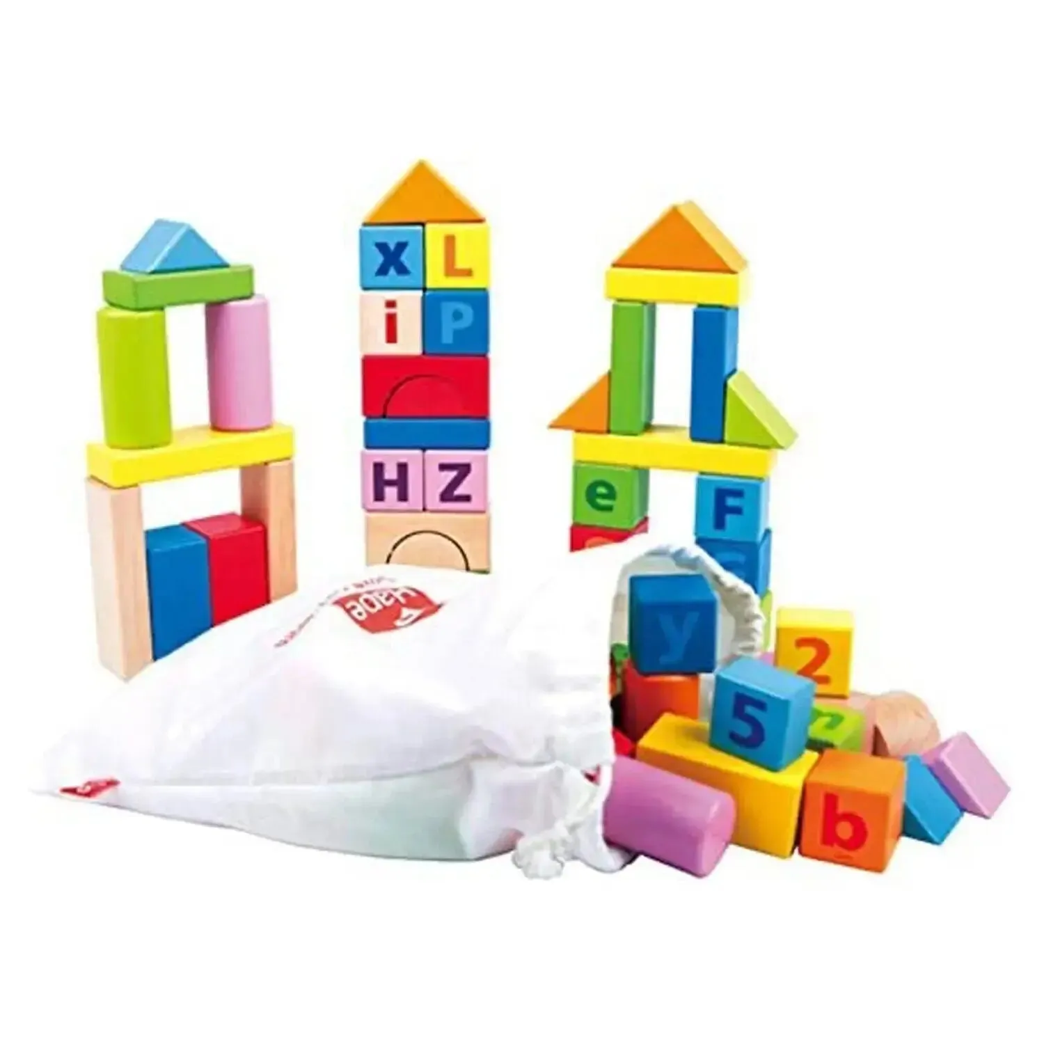 Hape 80 PCS Wooden Blocks