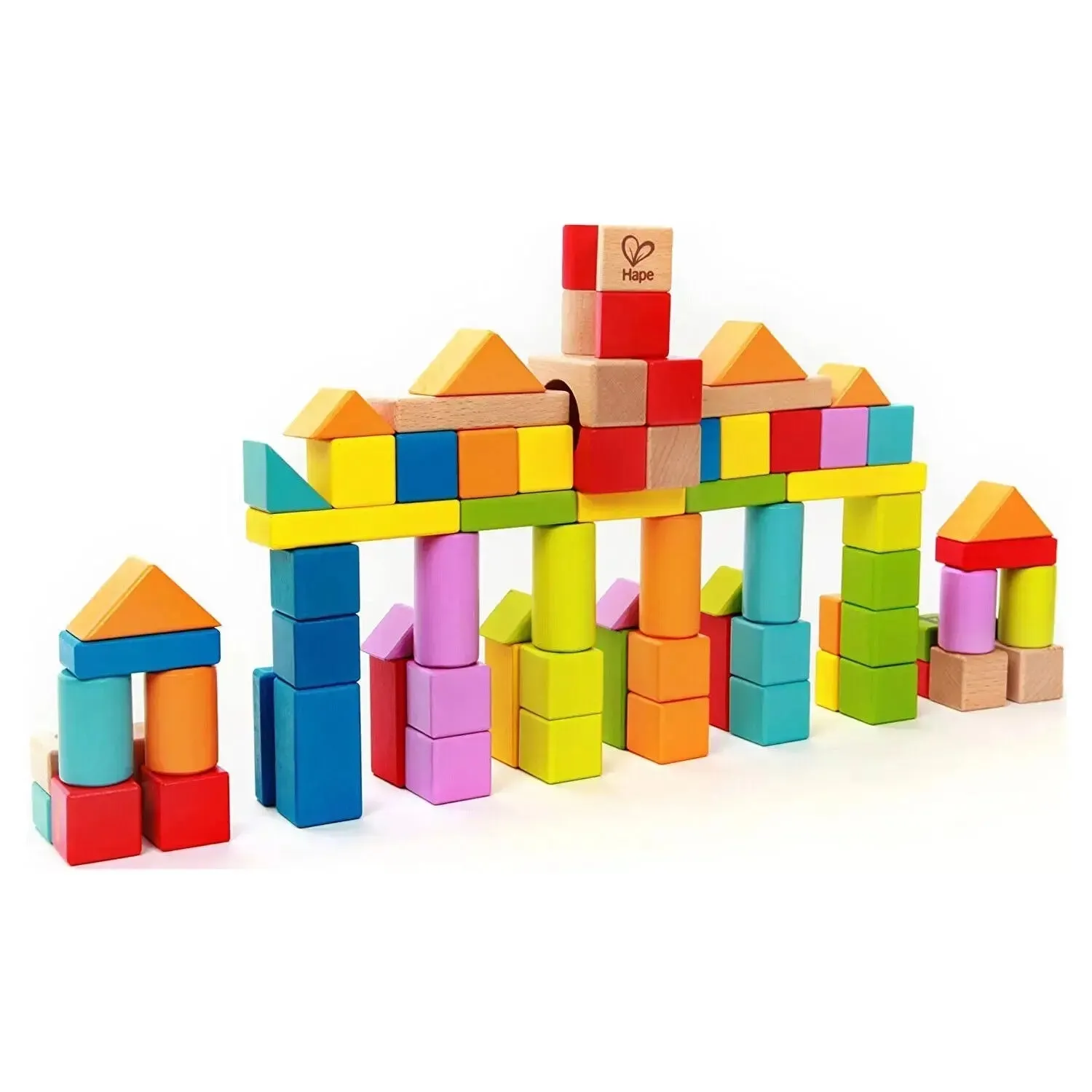 Hape 80 PCS Wooden Blocks