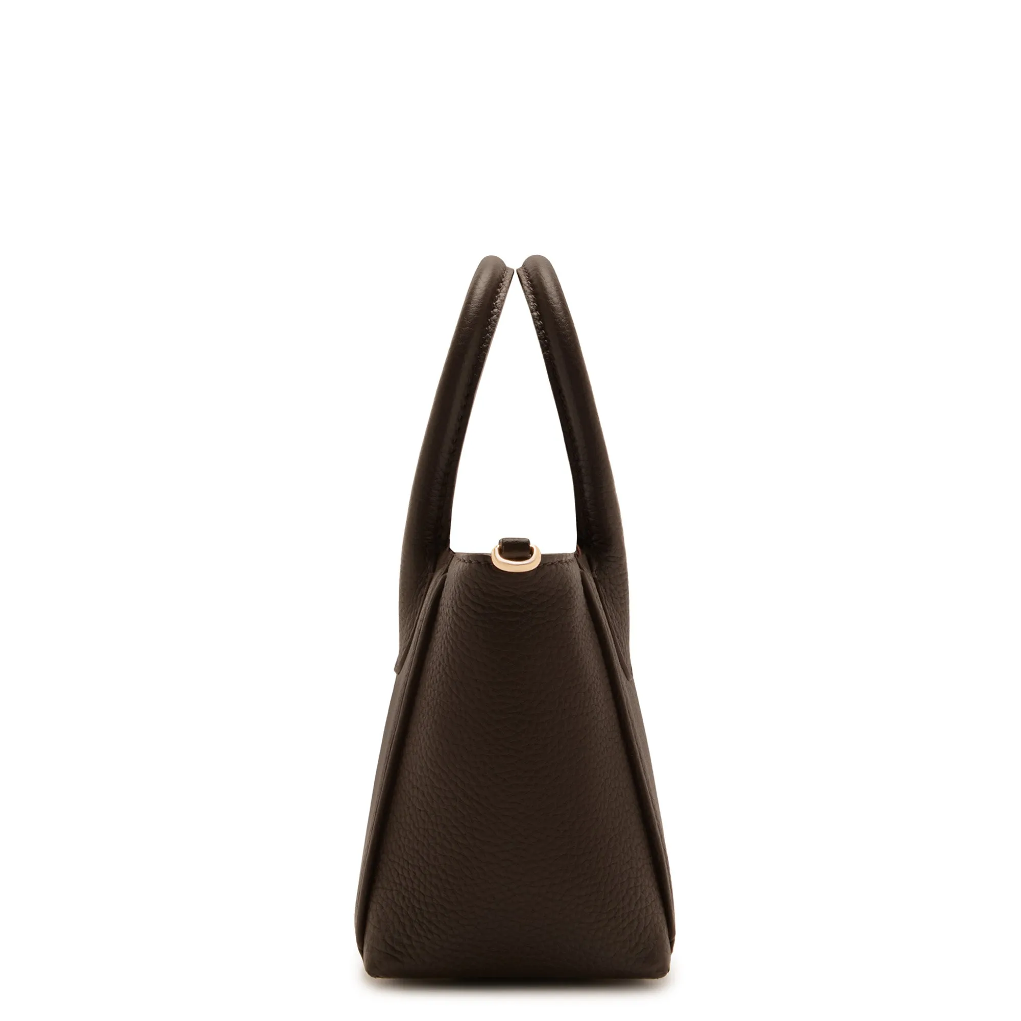 Honoré Cloe Mini brown calfskin leather handbag