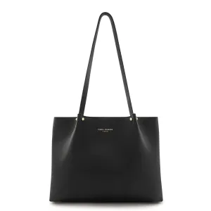 Honoré Nata black leather shopper calfskin leather