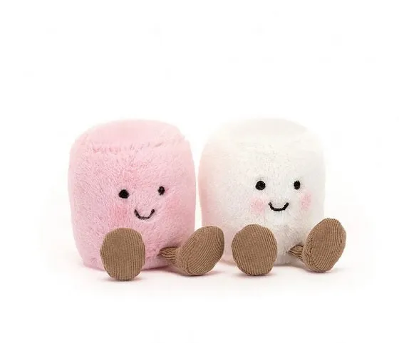 Jellycat Amuseable Pink and White Marshmallows