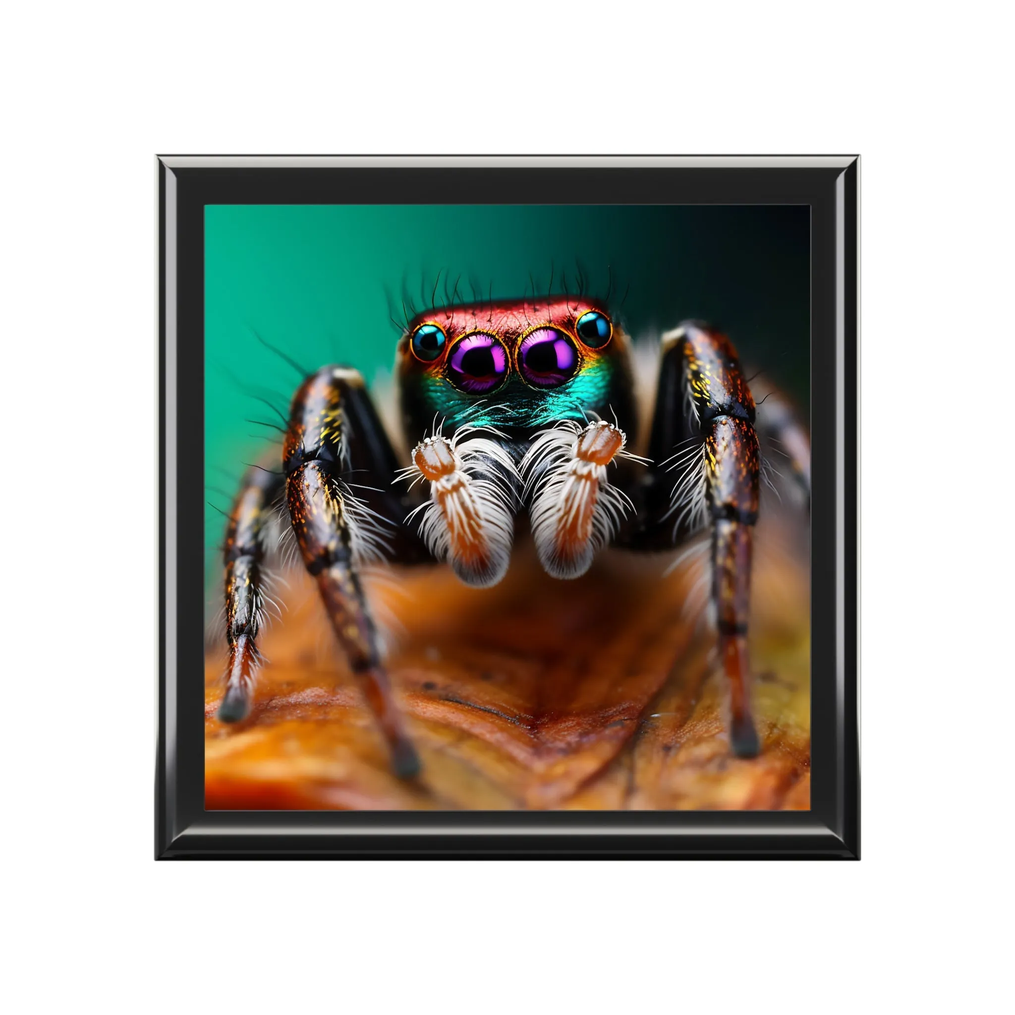 Jumping Spider Jewelry Keepsake Trinkets Box