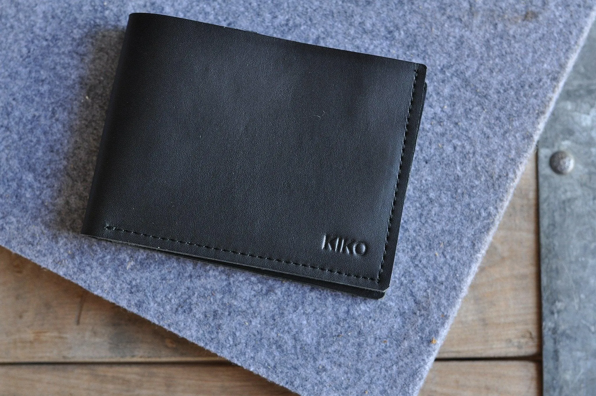 Kiko-leather-Sleek Bifold Wallet