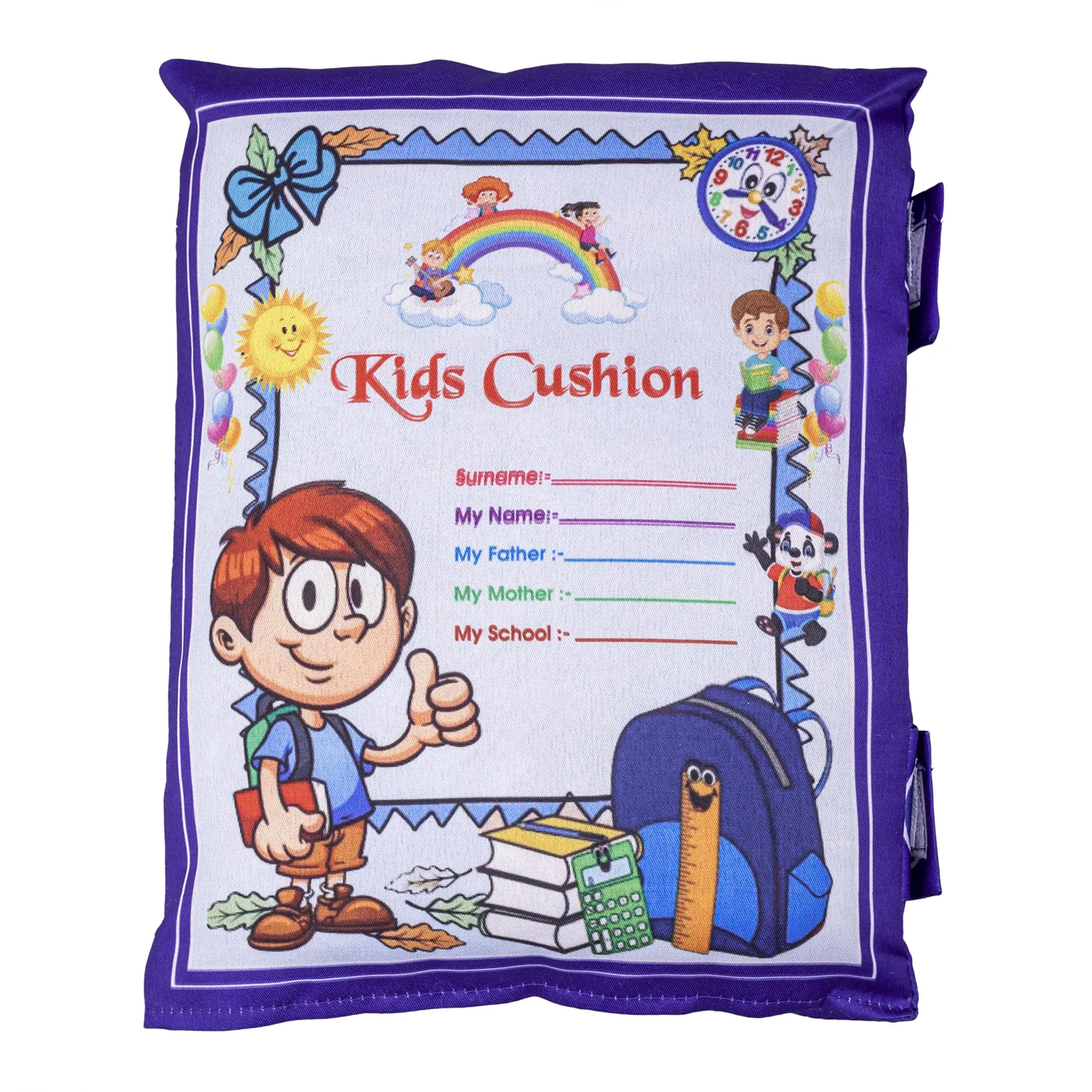 Learning Cushion Pillow Book Choice Learning Pillow Book Cushion Books Developmental Books for Kids Boys Babies with 2 Languages to Learn -