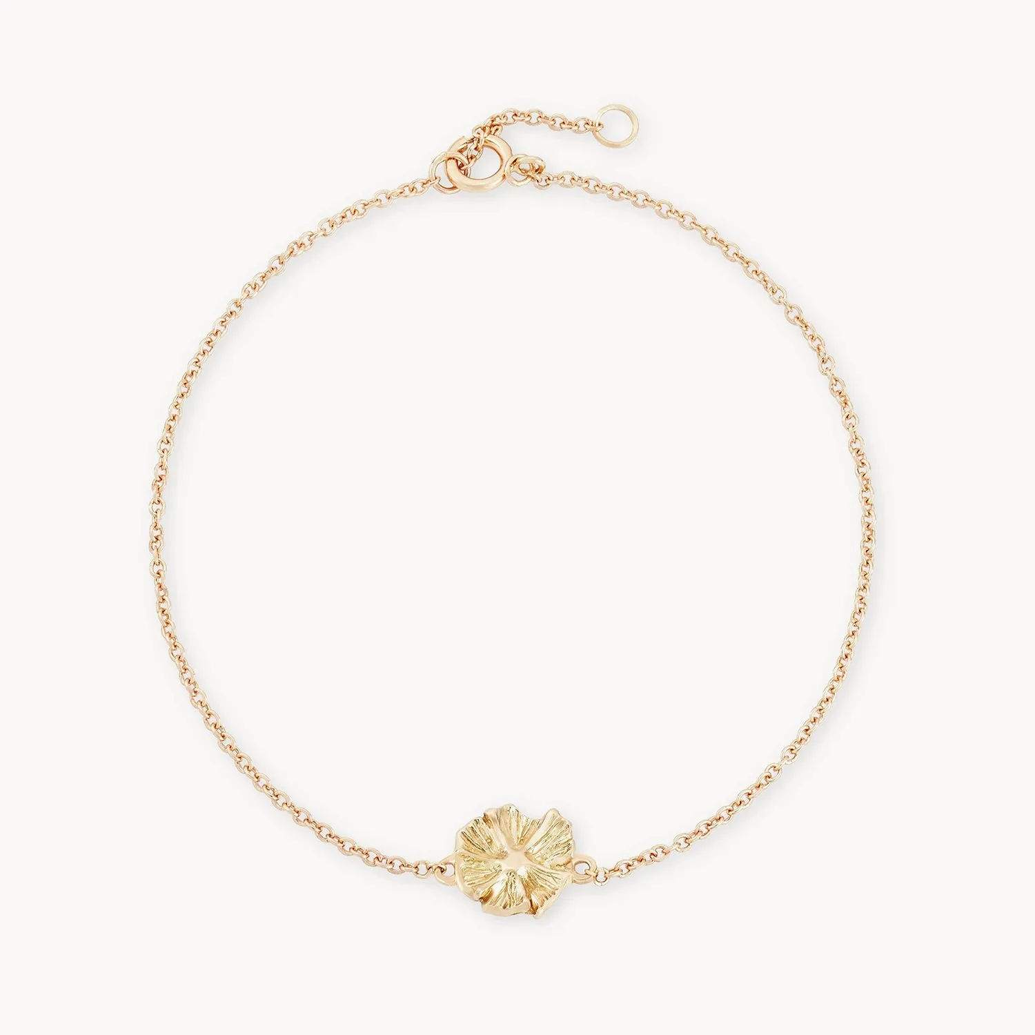 Little wildflower bracelet - 14k yellow gold