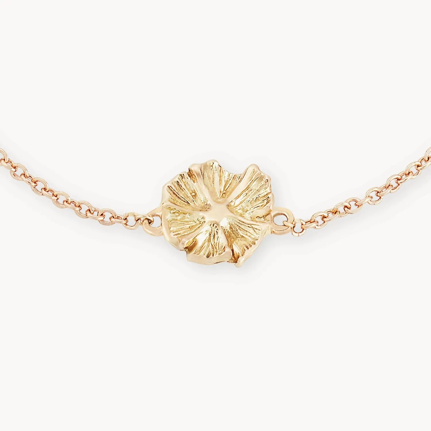 Little wildflower bracelet - 14k yellow gold