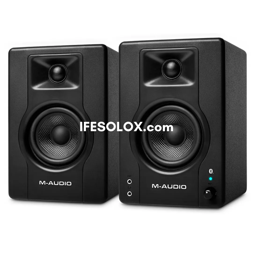 M-AUDIO BX3BT Dual (2-Way) 120W 3.5" Powered Bluetooth Studio Reference Monitor Speakers - Brand New