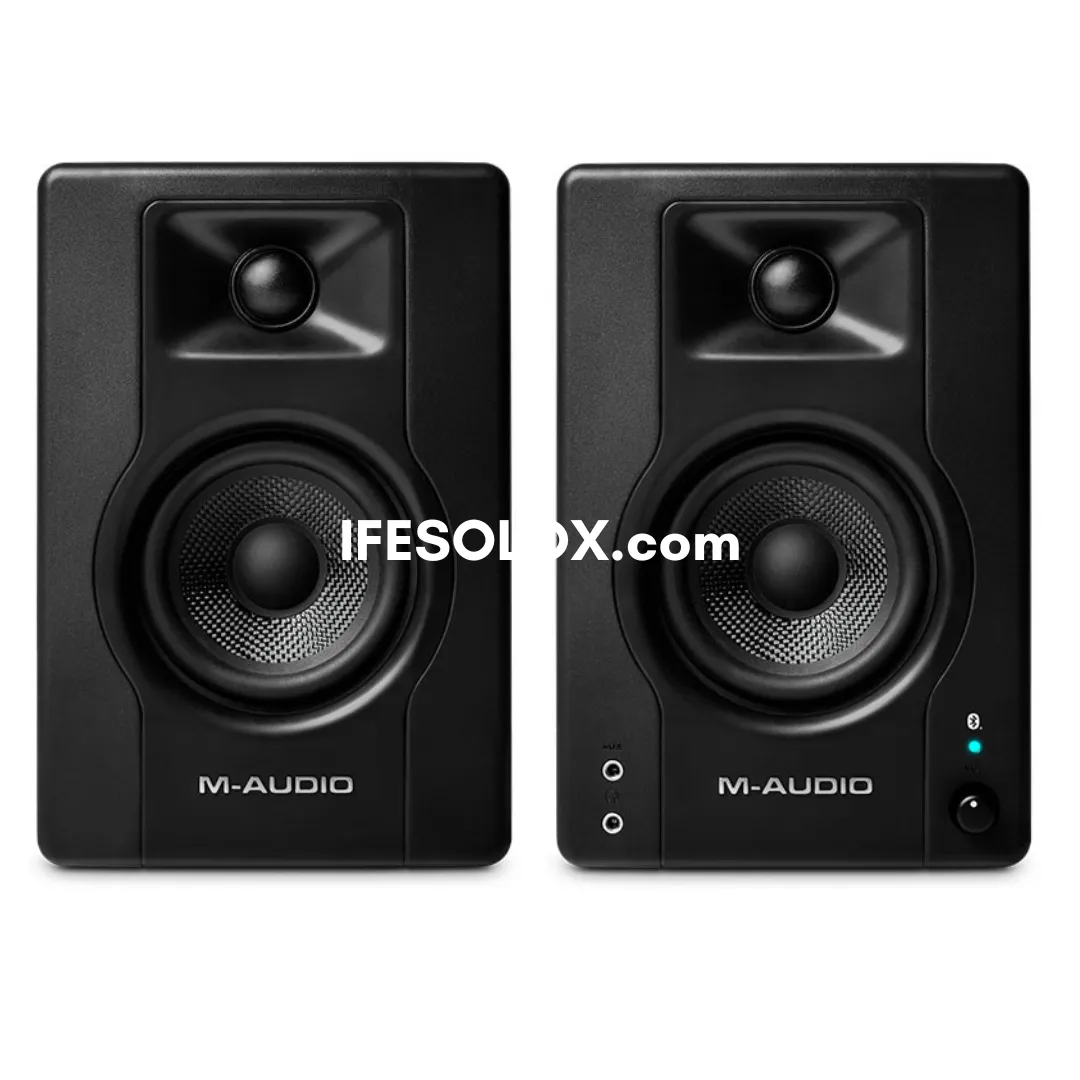 M-AUDIO BX3BT Dual (2-Way) 120W 3.5" Powered Bluetooth Studio Reference Monitor Speakers - Brand New