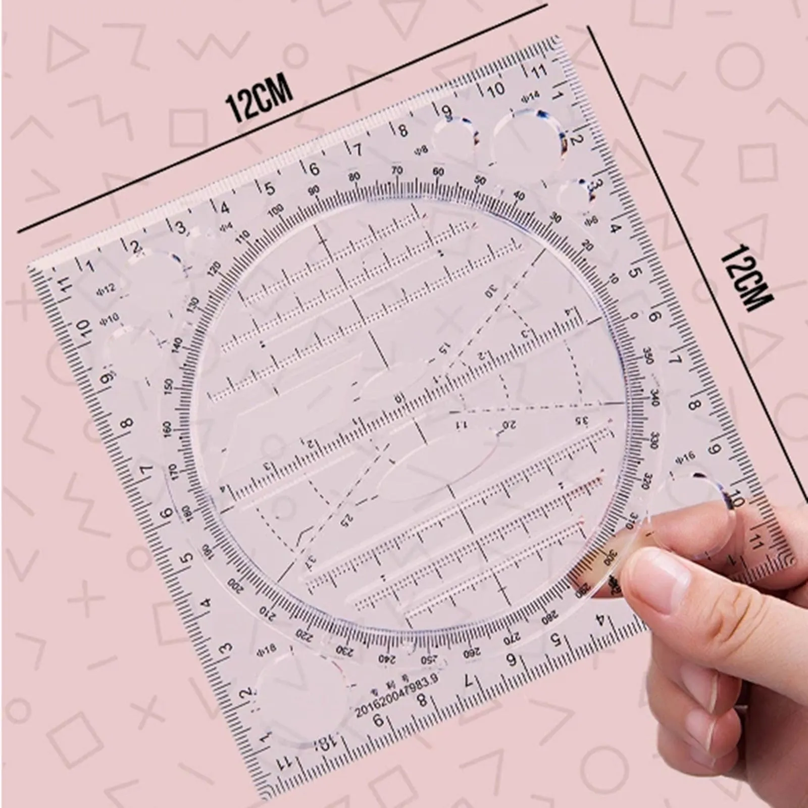 Multi Function Quickly Draw and Measuring Ruler